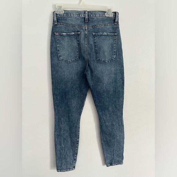 Alice + Olivia Good High Rise Exposed Button Jeans In Tried & True 28 - Picture 5 of 7